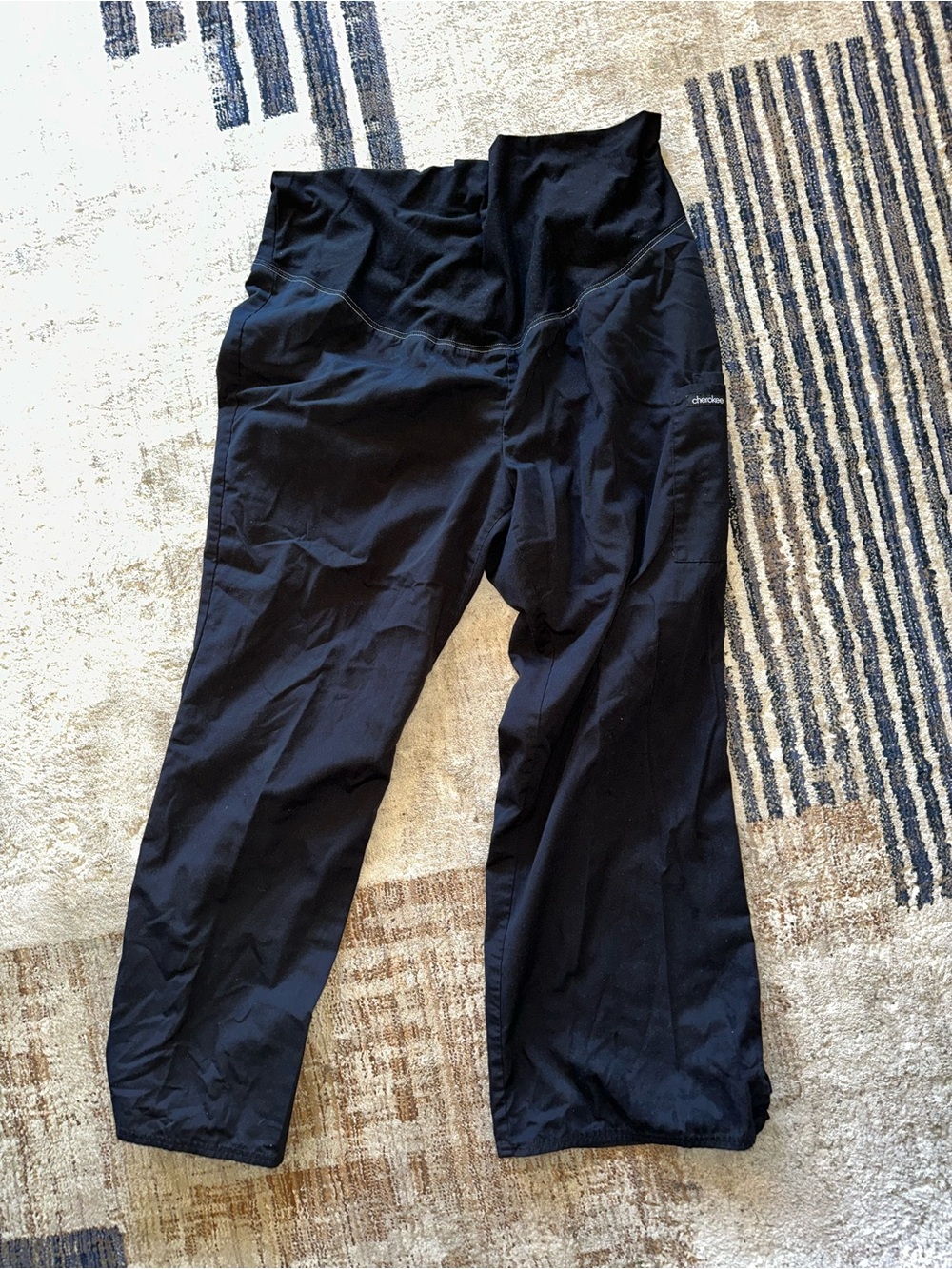 Cherokee Black Women’s Maternity Scrub Pants